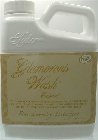 Tyler Candle Company - Glamorous Wash - Entitled - 454g / 16oz