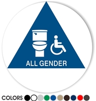 All Gender California Restroom Sign