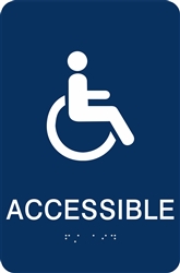 ADA Braille Exit Sign