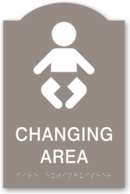 ADA Braille Baby Changing Sign