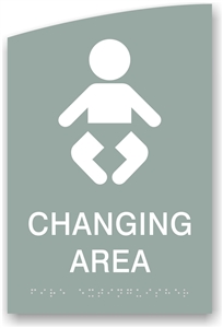 ADA Braille Baby Changing Sign