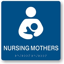 Nursing Mothers Braille Sign