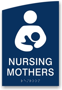 ADA Braille Nursing Mothers Sign