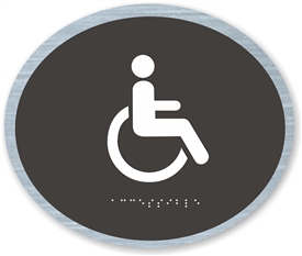 Handicap Accessible braille ADA Sign