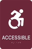 ADA Braille Accessible Sign