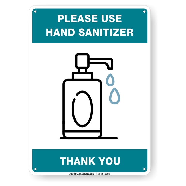 Hand Washing Safety Sign