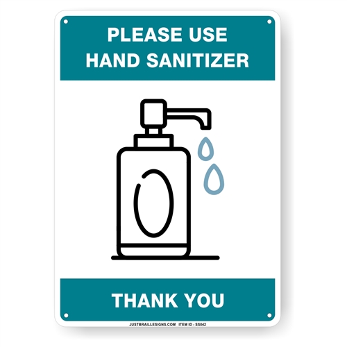 Hand Washing Safety Sign