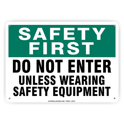 Protective Clothing Required Sign