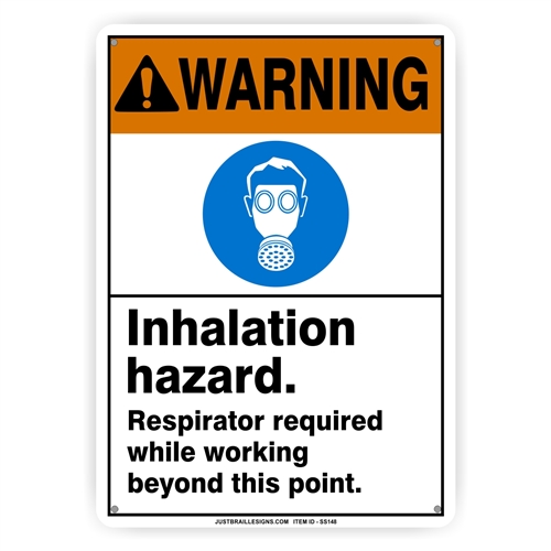 Respirator Required Safety Sign