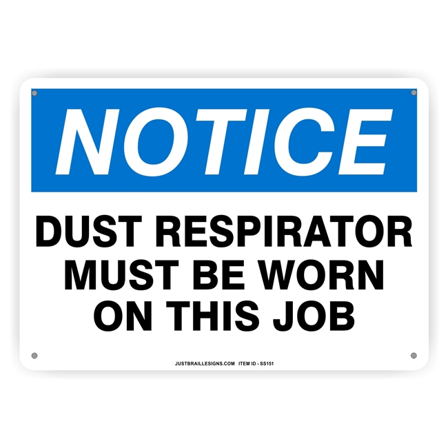 Respirator Required Safety Sign