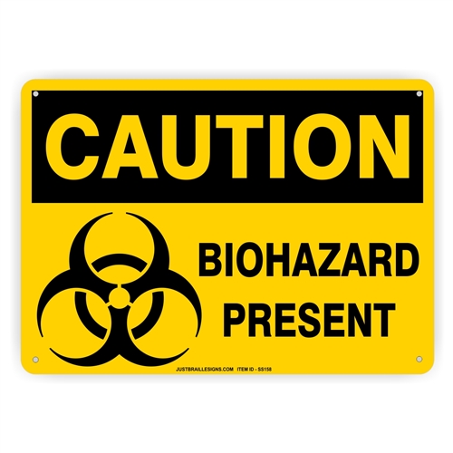 Biohazard Safety Sign