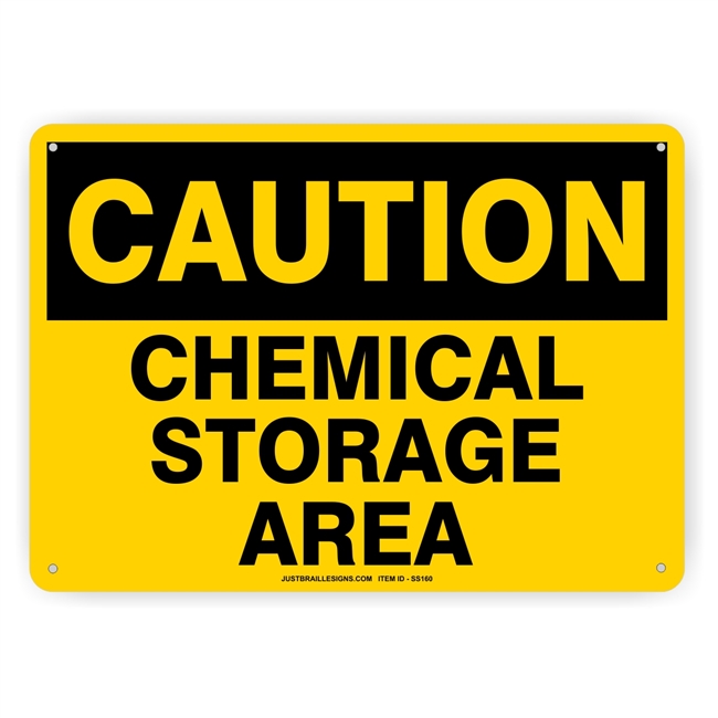 Chemical Storage Safety Sign