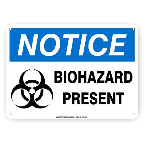 Biohazard Safety Sign