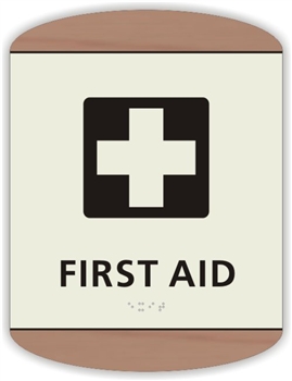 Braille First Aid Sign