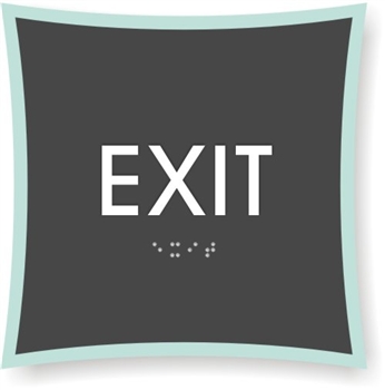 EXIT Braille Sign