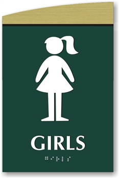 Girl's Braille Sign