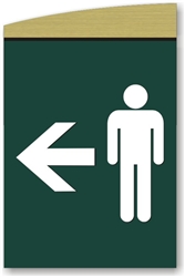 Men's Directional Sign