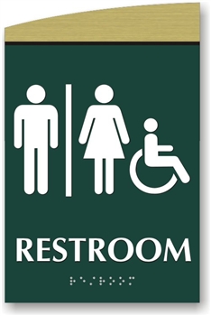 Restroom Braille Sign