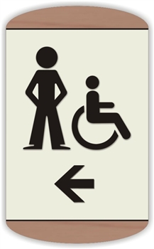 Boy's Directional Sign