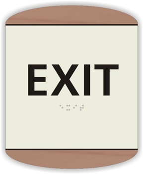 EXIT Braille Sign