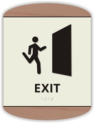 Braille Exit Sign