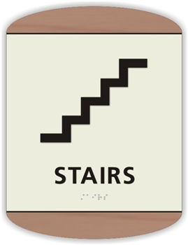 Braille Stairs Sign