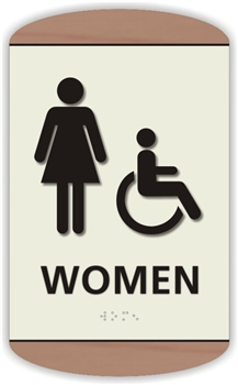 Women's Braille Sign