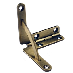 Solid Brass Antique Finish Quadrant Hinge