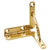 Polished Solid Brass Quadrant Hinge Set