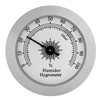 HYG-75S: Analog Hygrometer Gauge Silver