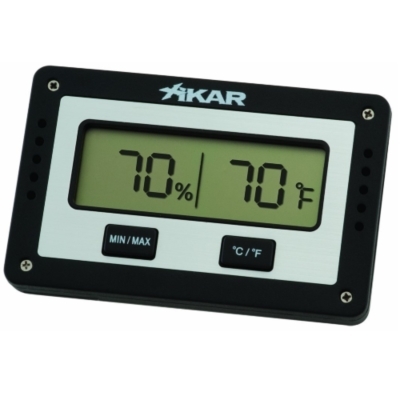 Xikar PuroTemp Digital Gauge Hygrometer, Accurate Right Out of The Box, 15-Second Refresh Rate
