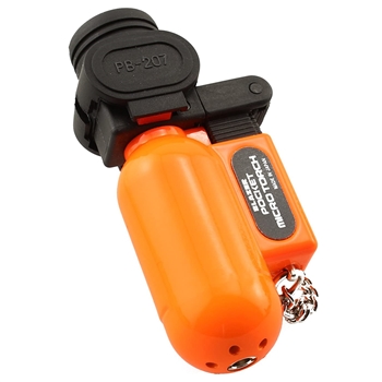 Blazer Pocket Micro Torch Lighter Orange, PB-207-OR