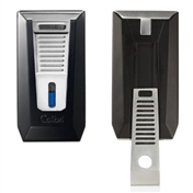 Colibri Slide Cigar Lighter - Black & Brushed Chrome