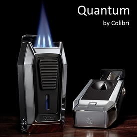 Colibri Quantum Triple Flame Lighter with Built-in V-Cutter