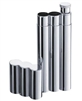 3-Finger Stainless Steel Cigar Tubes with Flask