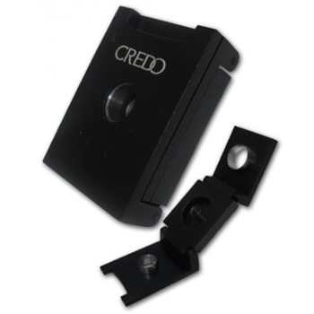 Credo "3-in-1" Cigar Punch Cutter (Black - Square)