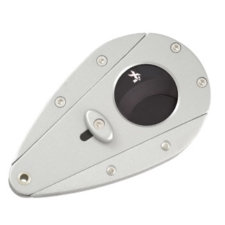 Xikar Xi100 Silver with Black Blades Cigar Cutter