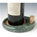 Sommelier's Marble Wine Bottle Coaster