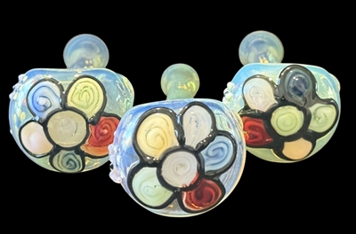 @built2last828 STAINED GLASS FLOWER SPOON
