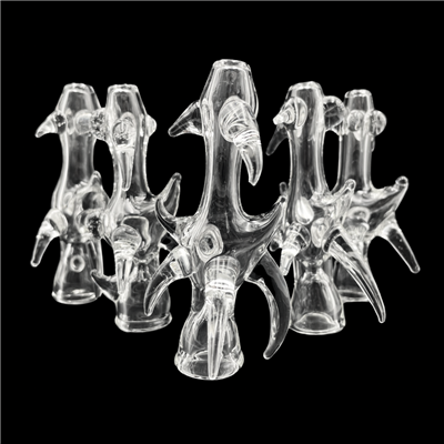 @built2last828 CLEAR SPIKED CHILLUM