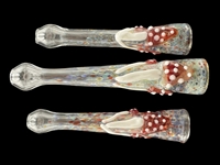 @built2last828 FRIT CHILLUM w MUSHROOM