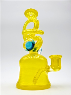 @cambriaglass SINGLE COLOR SWIRL RIG CITRON