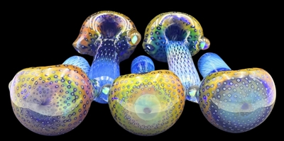 CAMERON BLUE AIRTRAP STRIPE SPOON w OPAL
