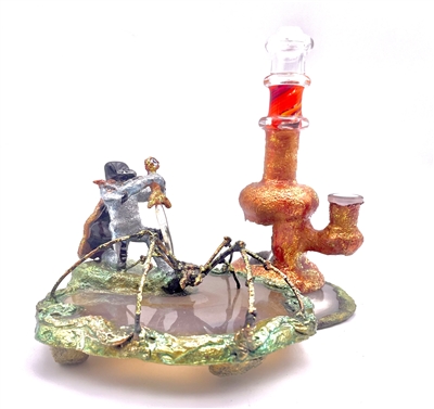 CHERRY GLASS E-FORMED SPIDER SET