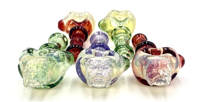 CHERRY GLASS COLOR BULLDOG SPOON