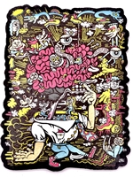 EAST COASTERS 11x8â€ KILLER ACID FLIP YA LID MAT