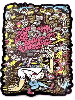 EAST COASTERS 11x8â€ KILLER ACID FLIP YA LID MAT