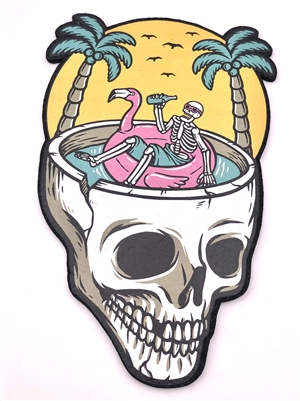 EAST COASTERS TROPICAL SKULL