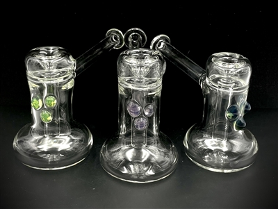 DANKY BEARD CLEAR SPILL-LESS BUBBLER