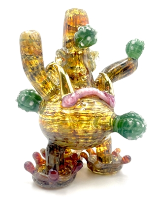 THE DRIPSTER x ERRLY GLASS COLLAB w CACTI & GOLD TEETH